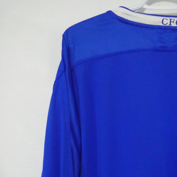 Y2K | UMBRO | 2003 - 2005 | XL- extra large | Blue and White Chelsea Home Shirt - Picture 10 of 16